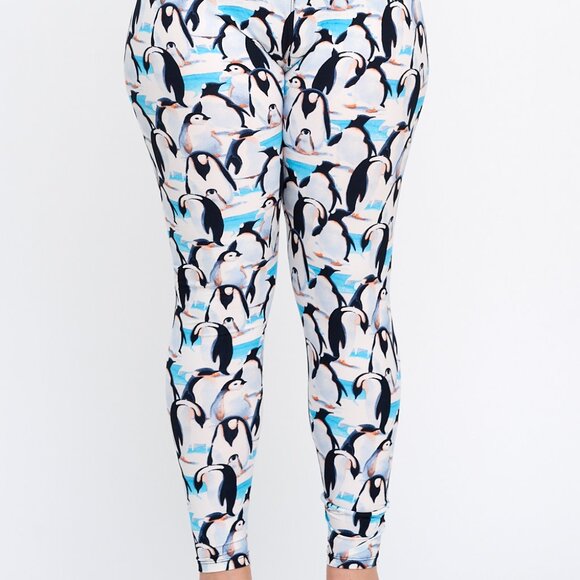 Plus Size Women's 4-Pack Multi-Pack of Randomly Assorted Fashion Lounge Leggings - Picture 7 of 16